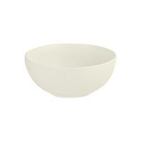 Luzerne Linen-Look White Round Bowl 190mm Set of 24