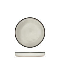 Luzerne Mod Round Stackable Plate 160mm Dusted White Ctn of 36