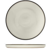 Luzerne Mod Round Stackable Plate 270mm Dusted White Ctn of 12