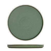 Luzerne Mod Round Stackable Plate 235mm Smokey Basil Set of 4