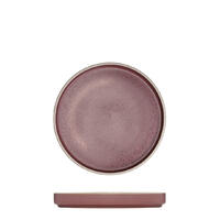 Luzerne Mod Round Stackable Plate 160mm Smokey Plum Ctn of 36