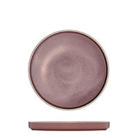 Luzerne Mod Round Stackable Plate 200mm Smokey Plum Ctn of 12