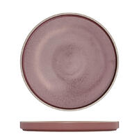 Luzerne Mod Round Stackable Plate 235mm Smokey Plum Ctn of 12