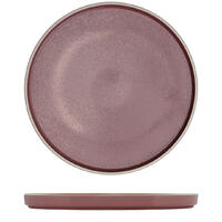 Luzerne Mod Round Stackable Plate 270mm Smokey Plum Ctn of 12