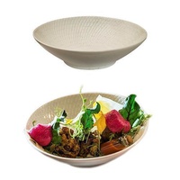 Luzerne Zen White Swirl Bowl 190mm Set of 6