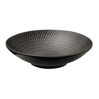 Luzerne Zen Black Swirl Bowl 290mm Set of 2