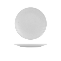 Zuma Pearl Aspen Round Plate Ribbed 210mm Carton of 24