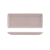 Zuma Pearl Blush Ribbed Share Platter 335x 140mm Carton of 12