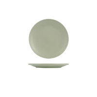 Zuma Pearl Pistachio Round Ribbed Plate 210mm Pack of 6