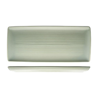 Zuma Pearl Pistachio Ribbed Share Platter 365x 160mm Carton of 12