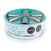 Mondo Flower Piping Tip Set 10 Piece