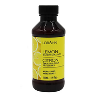 LorAnn Baking Emulsion Lemon Natural 4oz/118ml