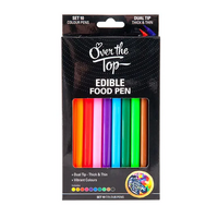 Over the Top Gourmet Colour Writer Food Pen 10 Piece