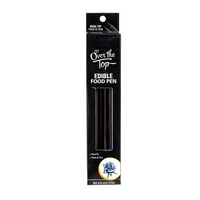 Over the Top Gourmet Black Food Pen 2 Pack