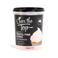 Over the Top Buttercream Pastel Pink Icing 425G